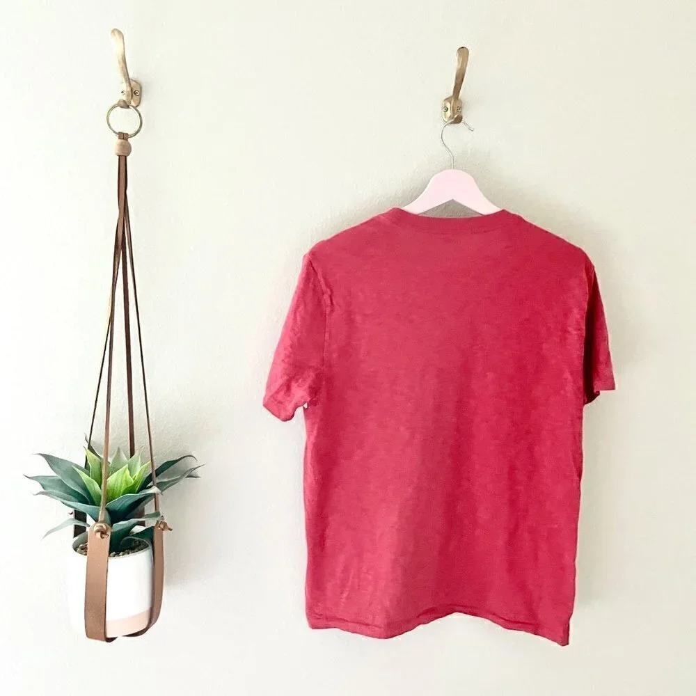 POLO Ralph Lauren Red Graphic Short Sleeve Tee in Size L